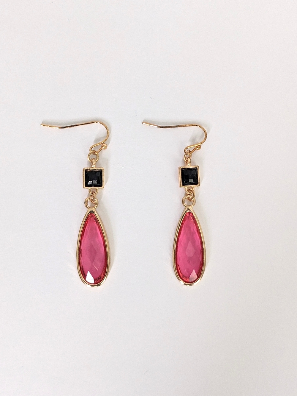 Pink Drop Earrings